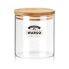 Airtight Glass Storage Jar with Wooden Lid – 20 Oz